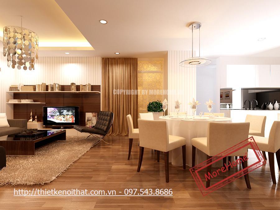 Thiết kế chung cư hiện đại 170 Đê La Thành - Nhà Bác Nga