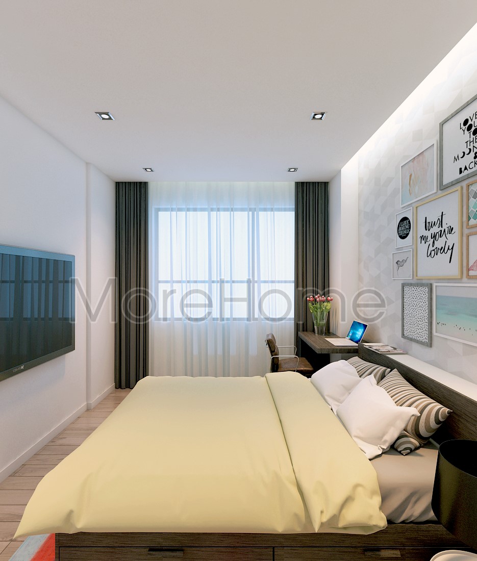 thiết kế phòng ngủ căn hộ cao cấp Lexington