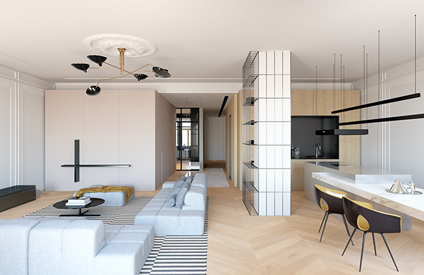 Thiết kế căn hộ chung cư mini 30m2 cho anh chàng độc thân