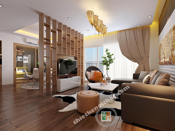 Thiết kế căn hộ đẹp với kiến trúc mới mẻ độc đáo