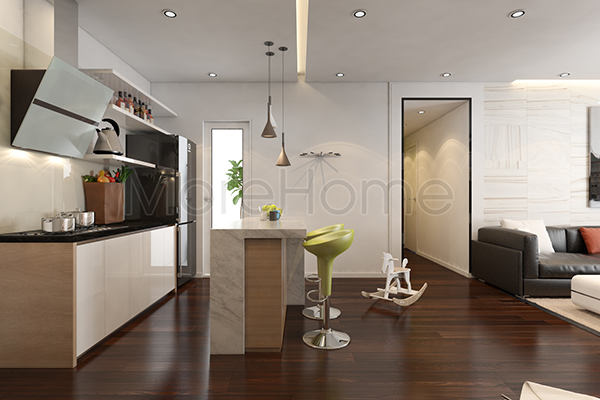 Thiết kế mẫu căn hộ citi home đẹp nhẹ nhàng và trang nhã