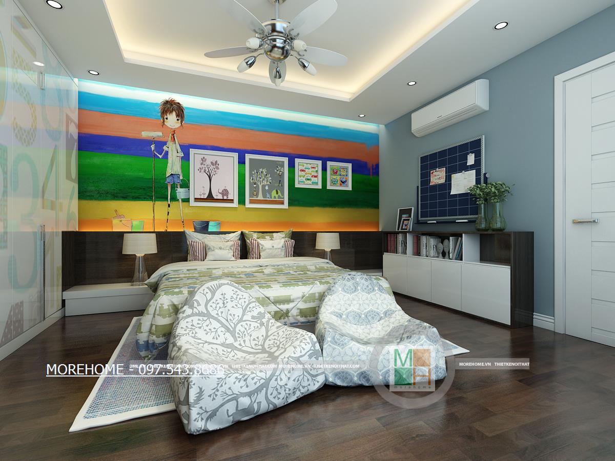 thiết kế phòng ngủ chung cư EuroWindow
