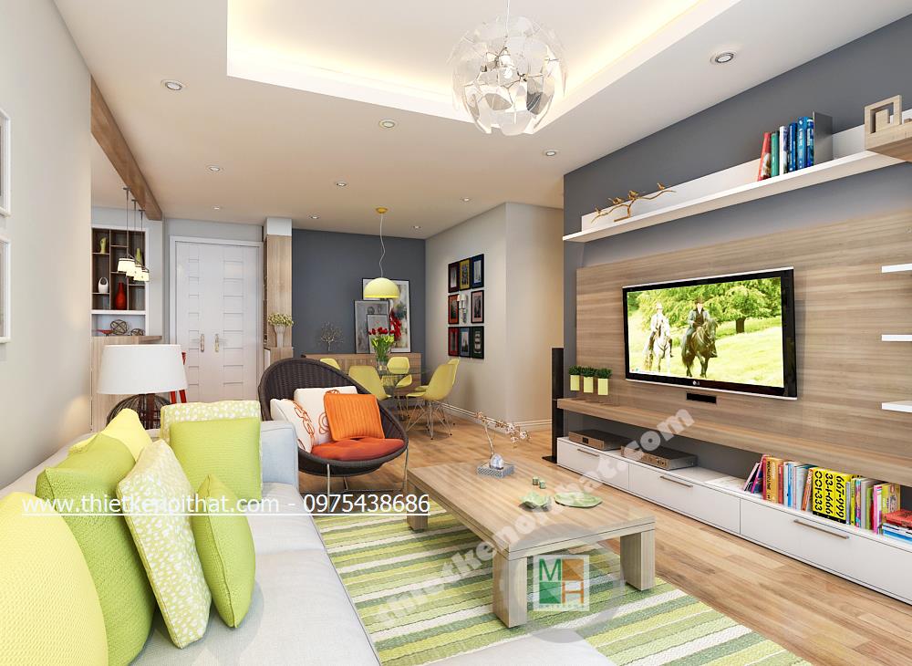thiết kế phòng khách
