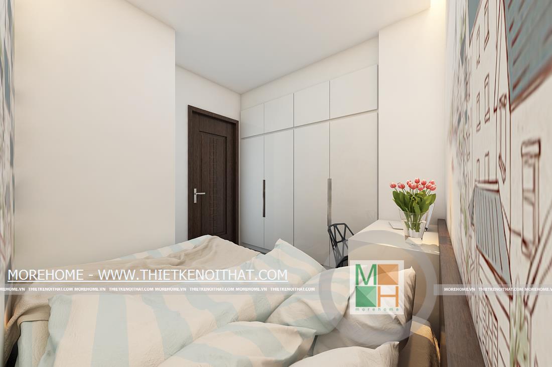 thiết kế phòng ngủ chung cư Royal city R5 - Chị Hà