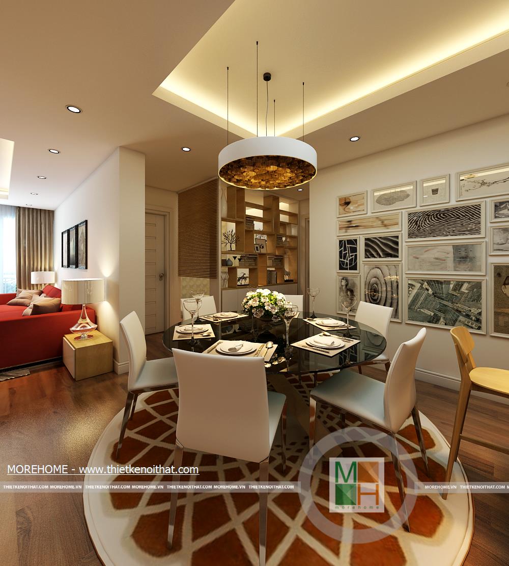 thiết kế phòng bếp chung cư mandarin garden - chị Hạnh