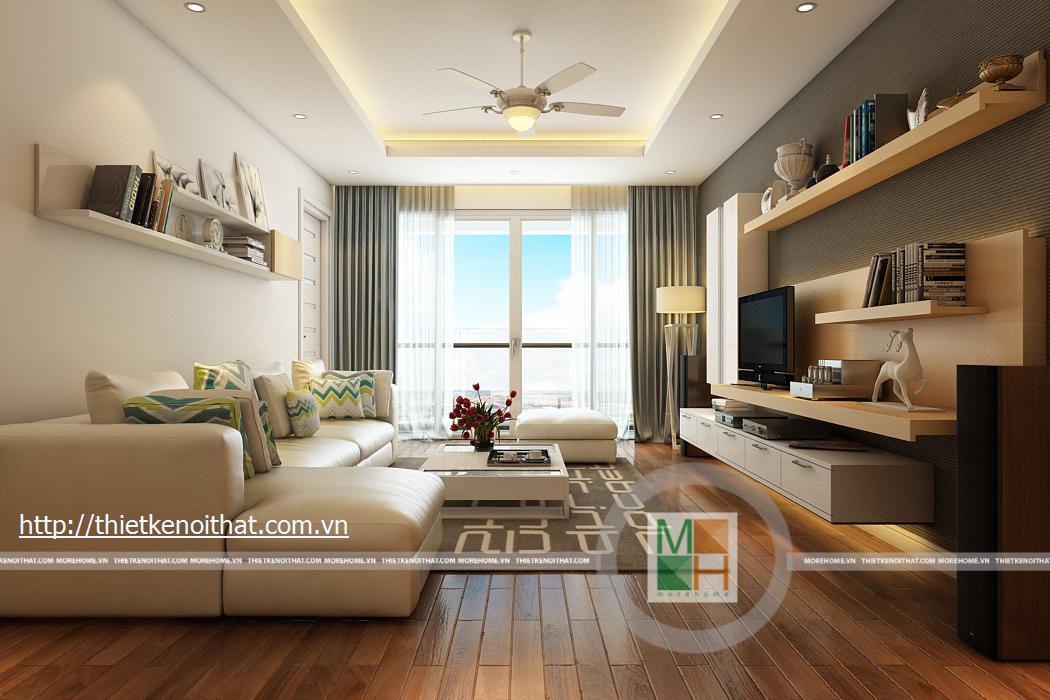 Thiết kế phòng khách Mandarin chị hiền