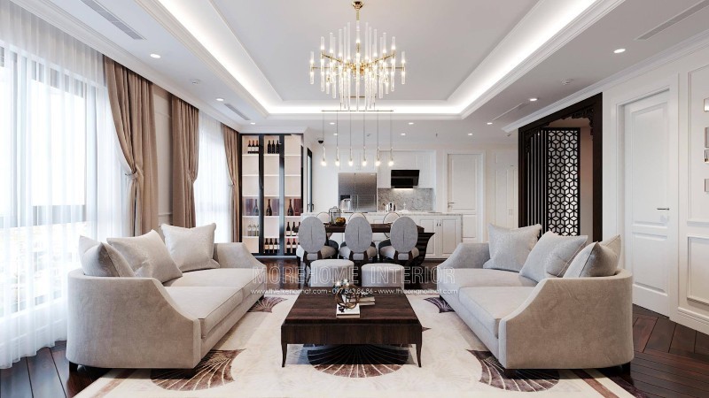 Thiết kế phòng khách chung cư