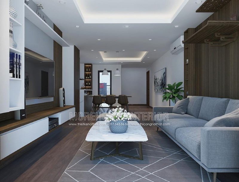 Thiết kế phòng khách chung cư