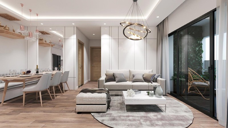 Thiết kế phòng khách chung cư