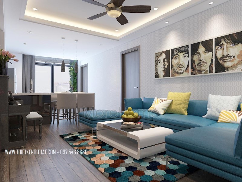 Thiết kế chung cư phong cách hiện đại Thiết kế chung cư phong cách hiện đại