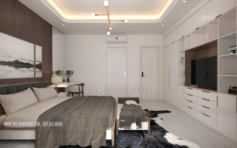 Bố trí nội thất phòng ngủ hiện đại đẹp cho nhà phố, biệt thự, chung cư. Thiết kế nội thất chung cư đep, cao cấp