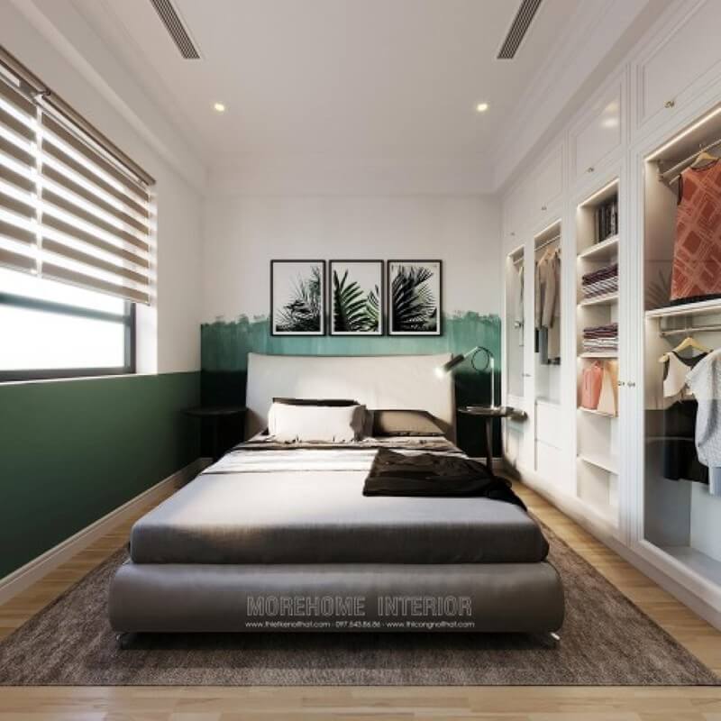 Thiết kế nội thất phòng ngủ chung cư sang trọng và ấn tượng thiết kế chung cư