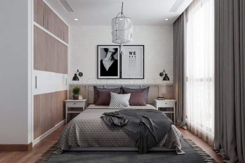 Thiết kế phòng ngủ chung cư hiện đại