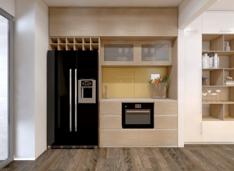 Thiết kế tủ bếp chung cư nhỏ đẹp