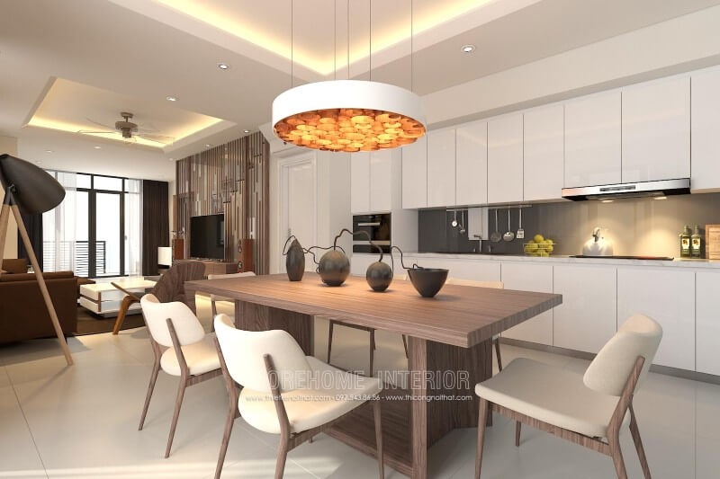 Thiết kế tủ bếp chung cư nhỏ đẹp