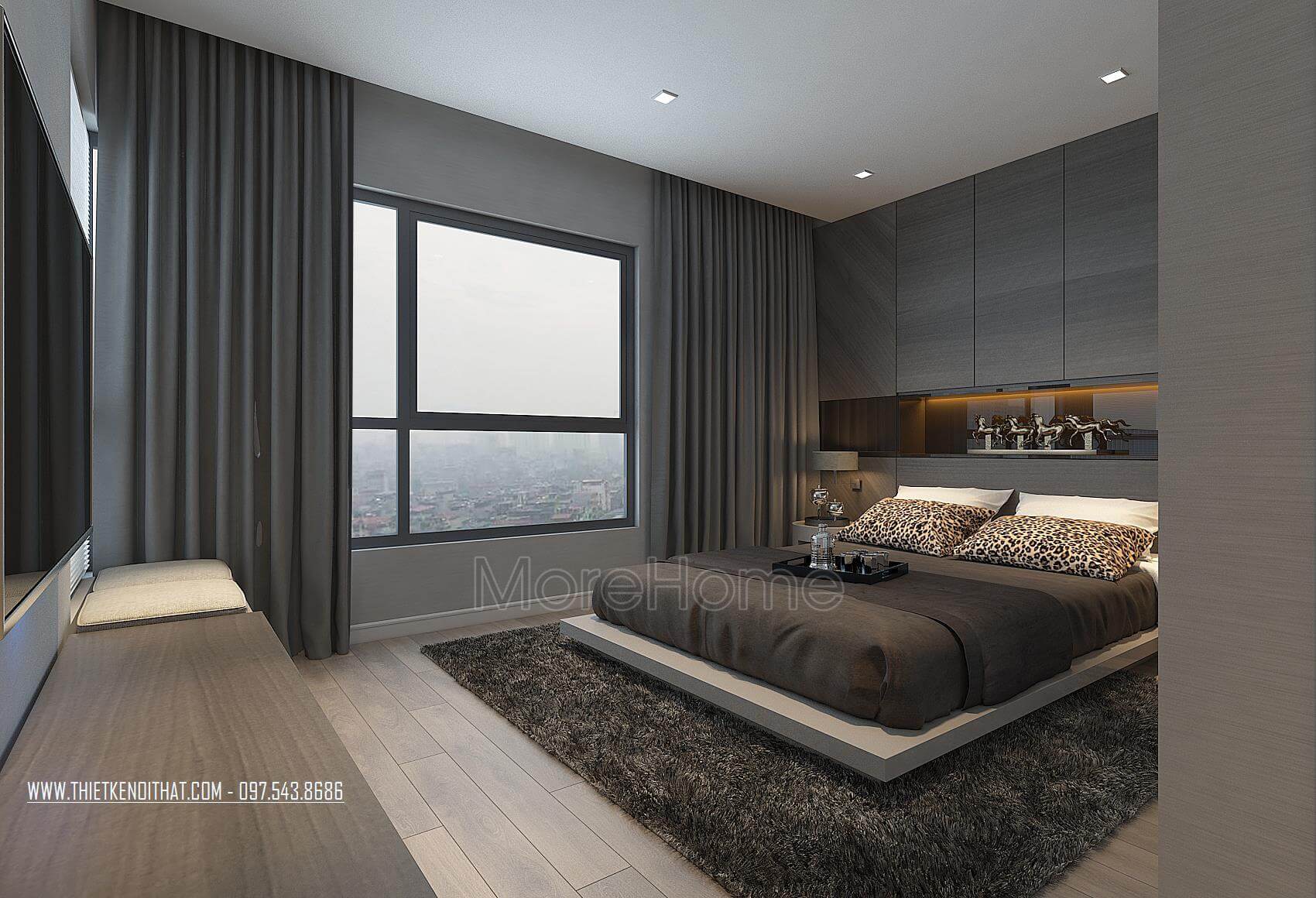 Thiết kế phòng ngủ chung cư Thiết kế phòng ngủ chung cư
