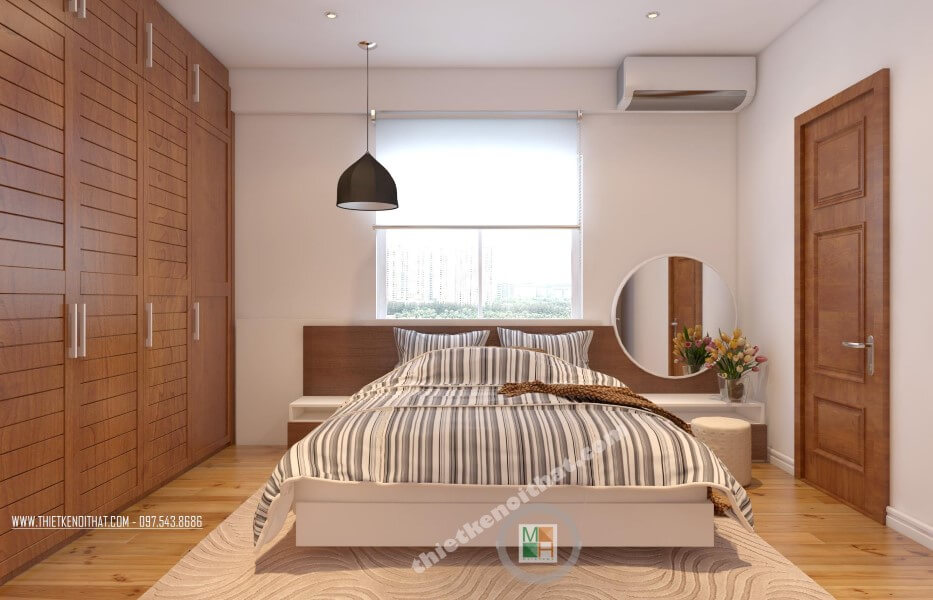 Thiết kế phòng ngủ chung cư hiện đại