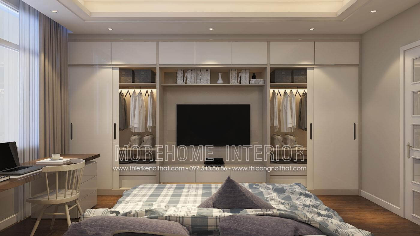 Thiết kế phòng ngủ chung cư hiện đại