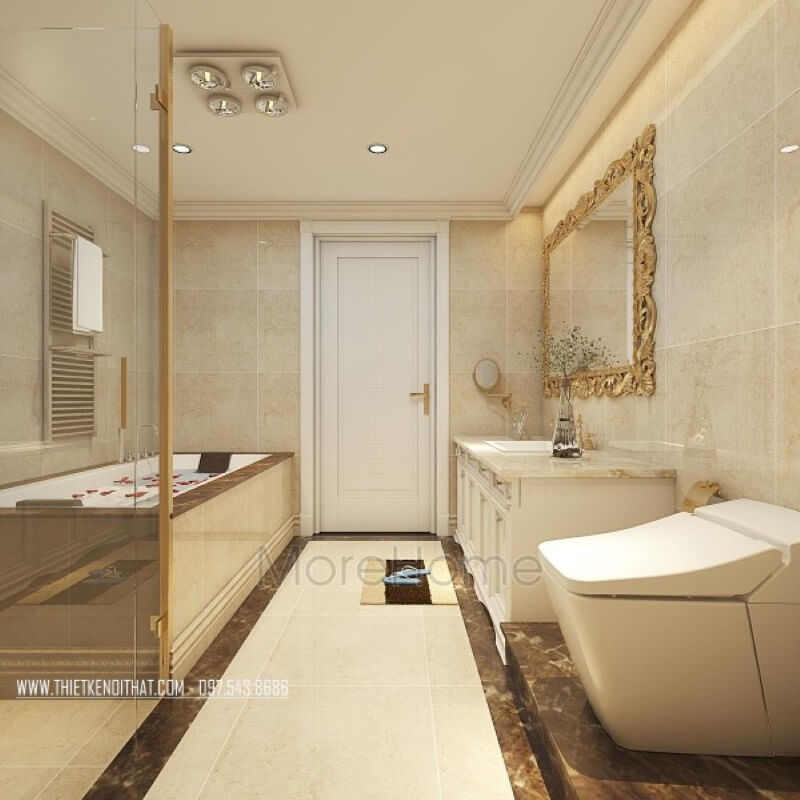 Thiết kế phòng tắm chung cư