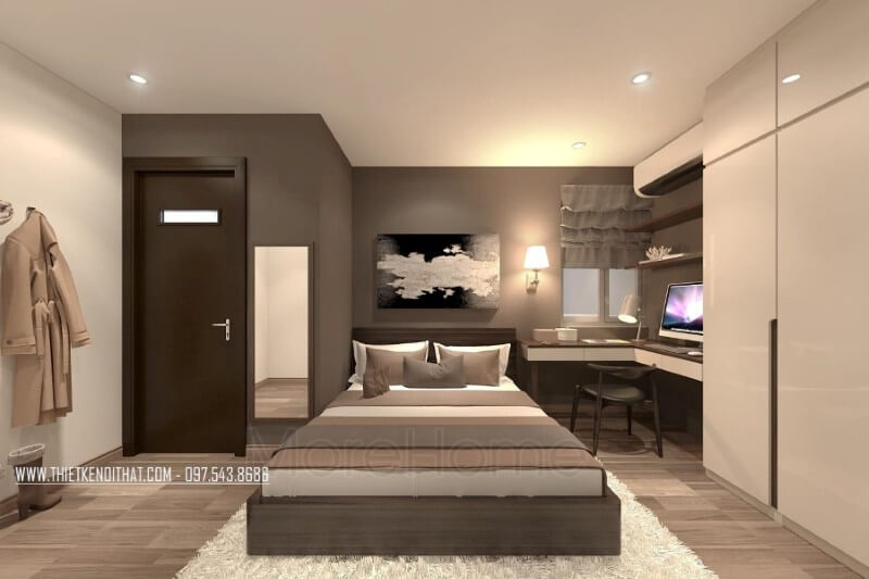 Trang trí nội thất phòng ngủ chung cư ấn tượng với mẫu giường ngủ hiện đại, để được sở hữu những mẫu giường đẹp này, hãy liên hệ với Morehome để được tư vấn và báo giá nhanh nhất. Hotline: 0975438686 (Mr.Chính) Nội thất giường ngủ chung cư đẹp