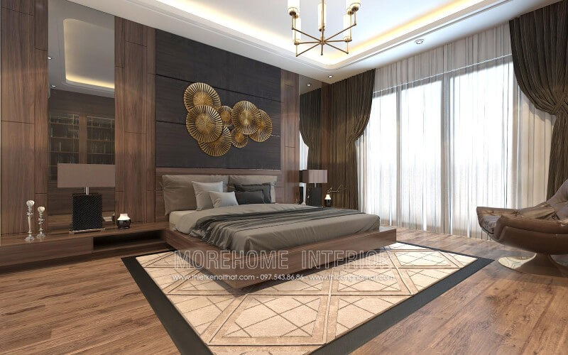Trang trí phòng ngủ cho chung cư phong cách hiện đại, tinh tế Nội thất giường ngủ chung cư đẹp
