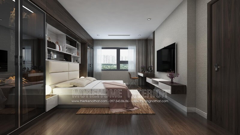 Tư vấn giường ngủ hiện đại gỗ công nghiệp cho các căn hộ chung cư cao cấp Nội thất giường ngủ chung cư đẹp