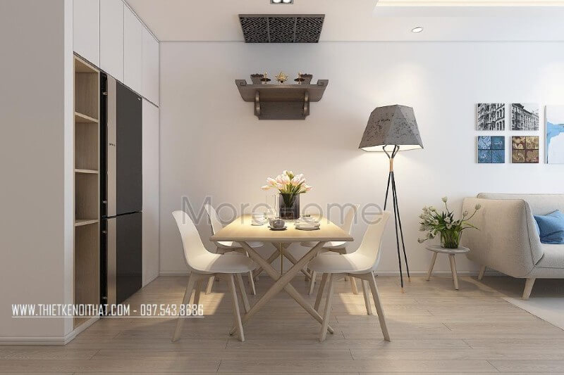 Mẫu bàn ghế hiện đại được thiết kế tối giản và độc đáo mang lại cho gia chủ những bữa cơm ngon miệng và ấm áp Mẫu bàn ăn chung cư hiện đại, tân cổ điển trẻ trung, sang trọng