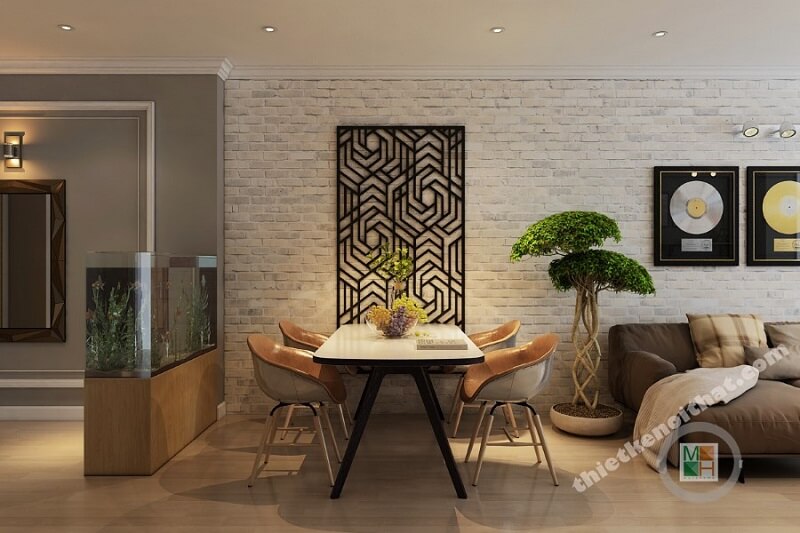 Bàn ăn cao cấp với thiết kế đơn giản phù hợp với chung cư diện tích hạn chế mang đến sự hiện đại, tiện nghi Mẫu bàn ăn chung cư hiện đại, tân cổ điển trẻ trung, sang trọng