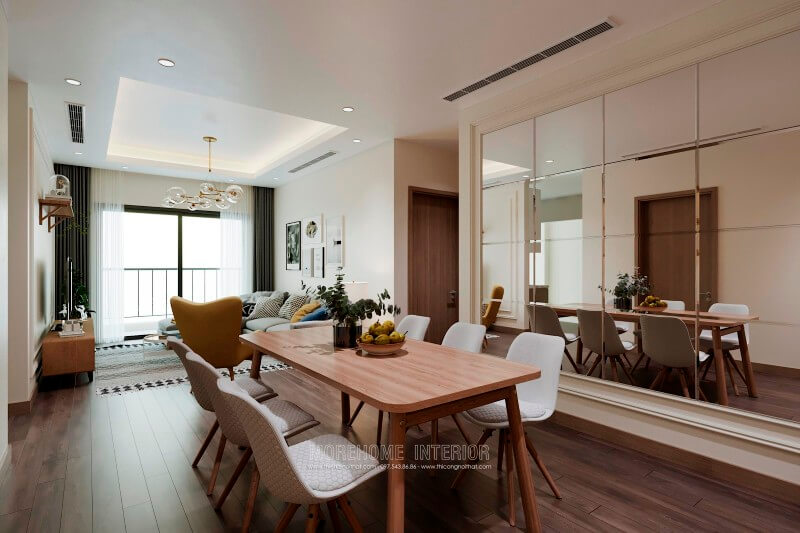 Gợi ý mẫu bàn ăn 6 chỗ phong cách hiện đại và đầy ấn tượng Mẫu bàn ăn chung cư hiện đại, tân cổ điển trẻ trung, sang trọng