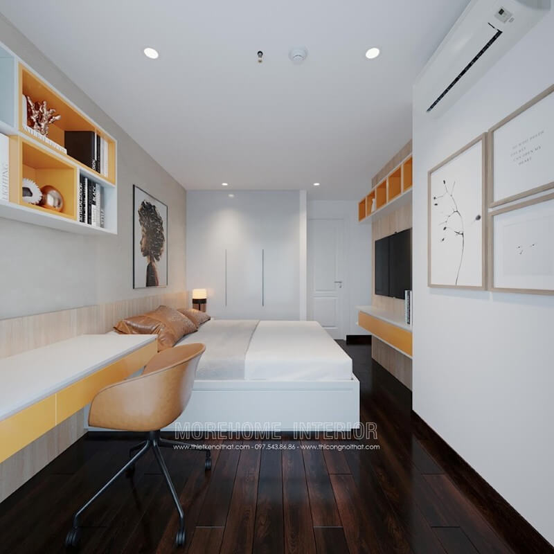 Mẫu nội thất phòng ngủ con phong cách hiện đại Thiết kế nội thất phòng ngủ chung cư đẹp