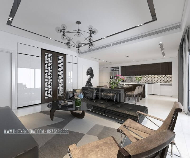 Thiết kế nội thất chung cư Impera Garden hiện đại Thiết kế chung cư