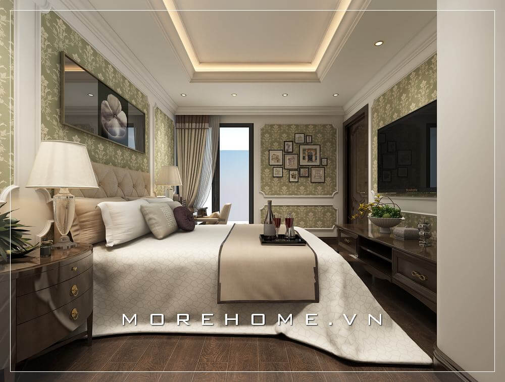 Thiết kế phòng ngủ chung cư cao cấp
