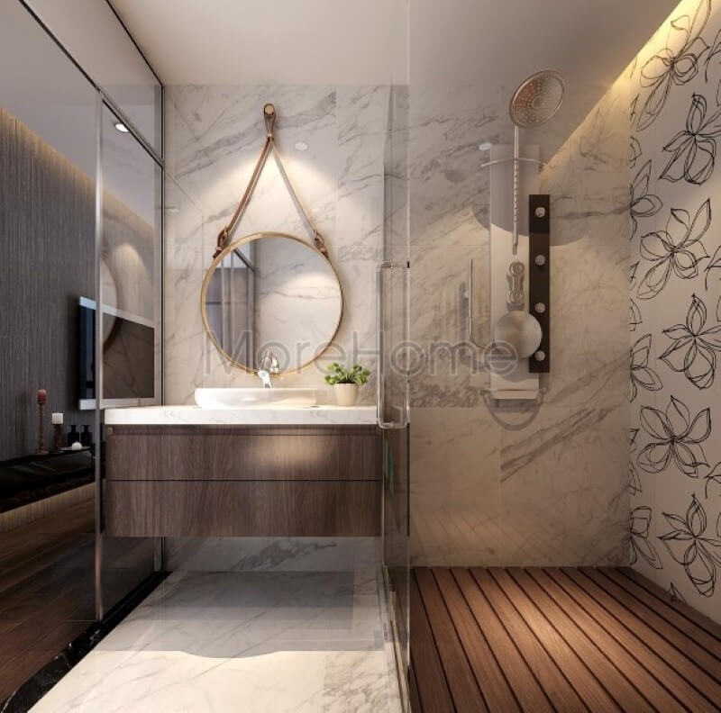 Thiết kế phòng tắm chung cư hiện đại Thiết kế phòng tắm chung cư