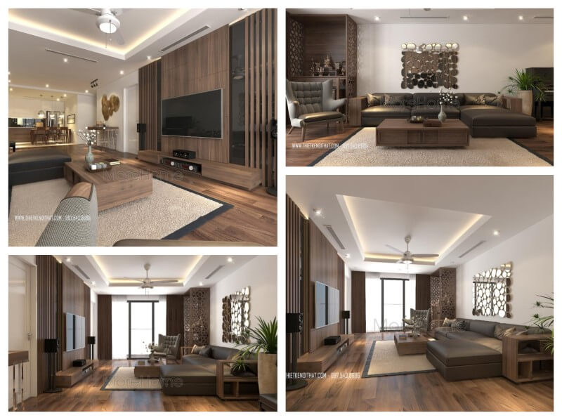 Mẫu nội thất chung cư hiện đại đẹp