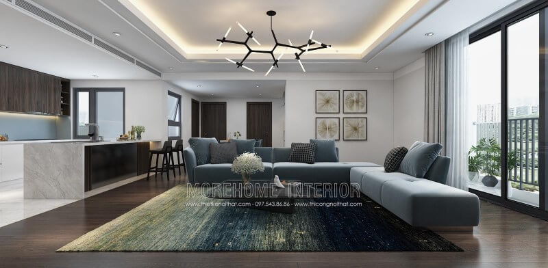 Moresofa chuyên thi công các mẫu sofa đẹp, chất lượng. Liên hệ với chúng tôi để được tư vấn và báo giá 1 cách nhanh nhất Mẫu nội thất chung cư hiện đại đẹp