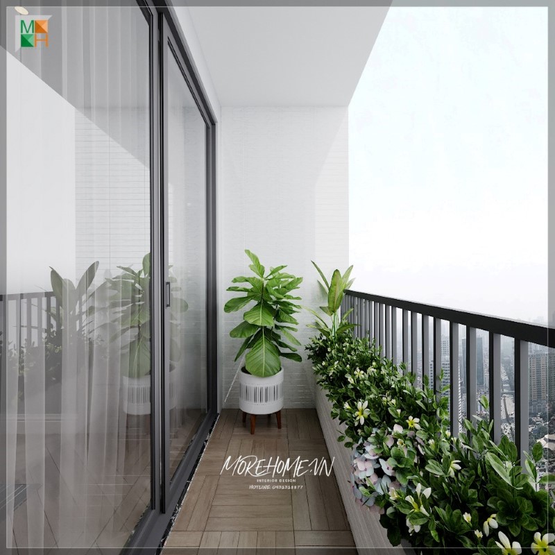 Thiết kế ban công chung cư