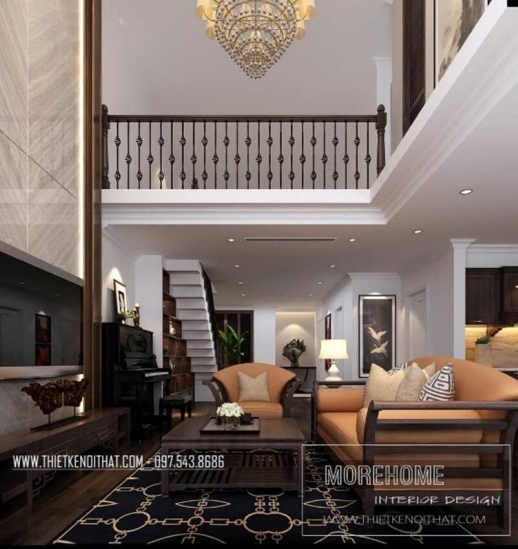 Thiết kế phòng khách sang trọng, tiện nghi và đẳng cấp