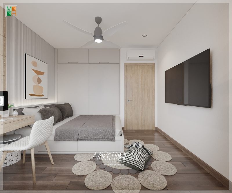 Mẫu thiết kế phòng ngủ chung cư mang phong cách hiện đại đang là xu hướng thịnh hành trong những năm gần đây.