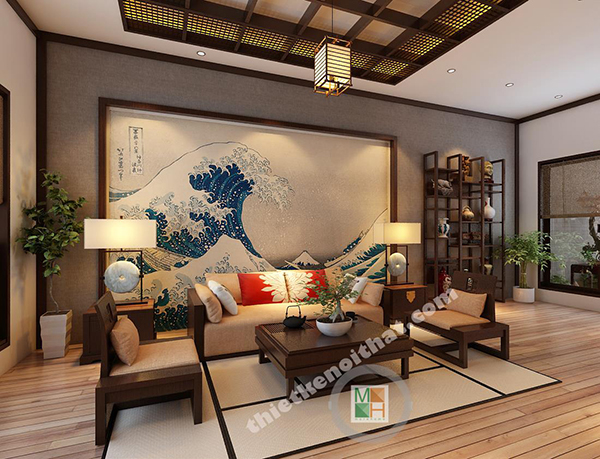 Phong cách nhà ở căn hộ chung cư  kiểu nhật hiện đại