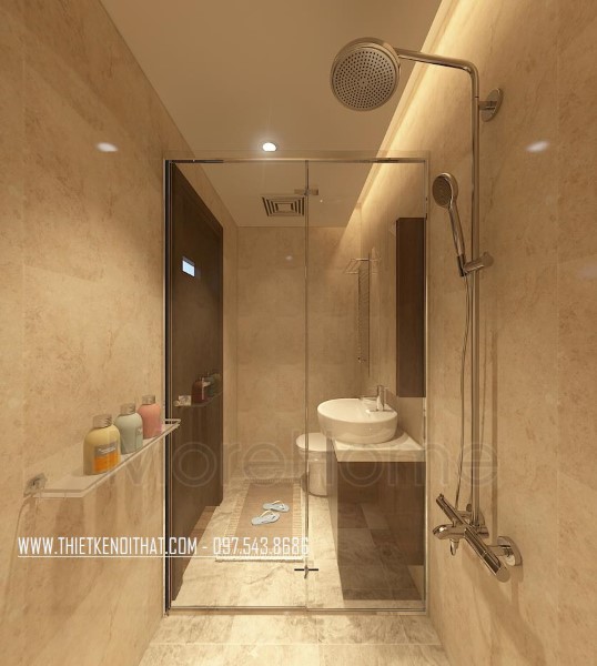 Thiết kế chung cư 50m2 2 phòng ngủ Thiết kế chung cư 50m2 2 phòng ngủ