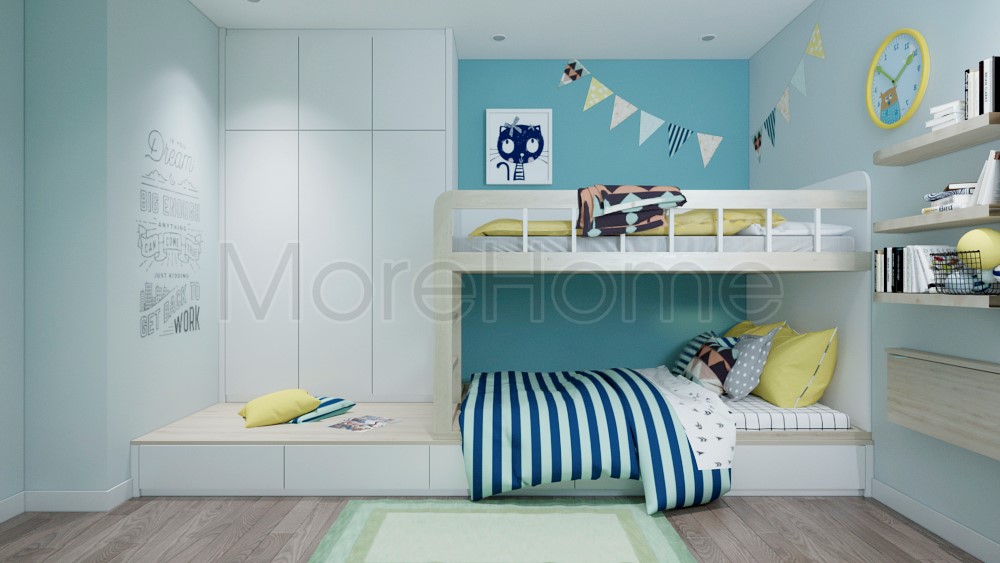 Thiết kế chung cư 50m2 2 phòng ngủ Thiết kế chung cư 50m2 2 phòng ngủ