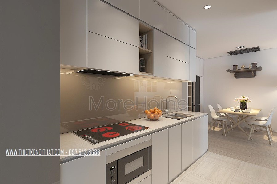 Thiết kế chung cư 50m2 2 phòng ngủ Thiết kế chung cư 50m2 2 phòng ngủ