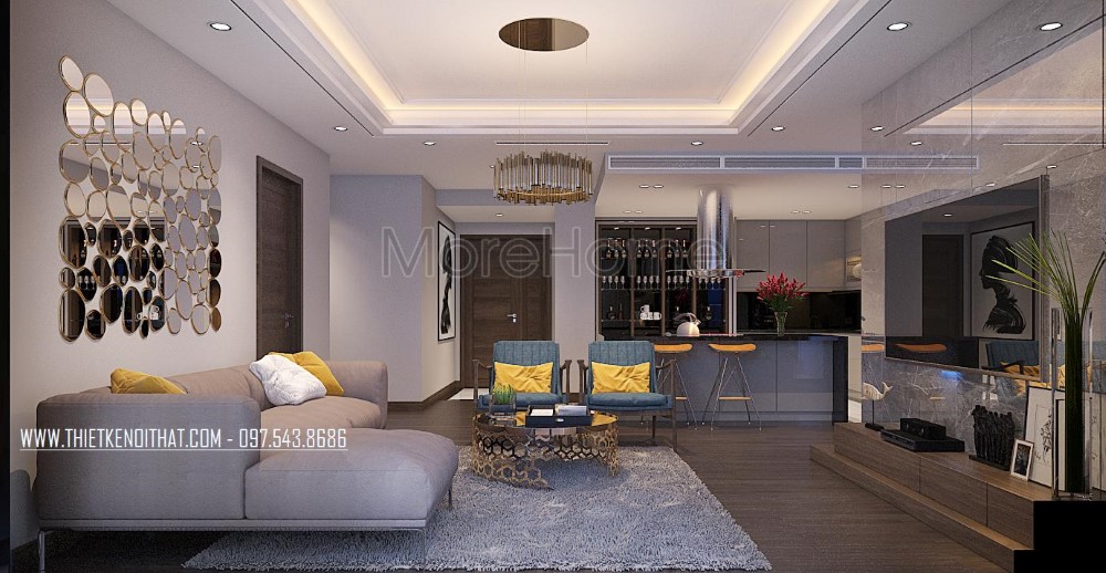 chung cư đẹp phòngkháchchungcư7-7