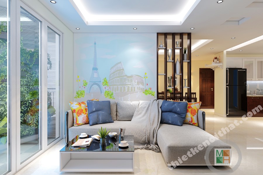 Thiết kế nội thất chung cư nhỏ, đẹp thiet-ke-nha-pho-hie...