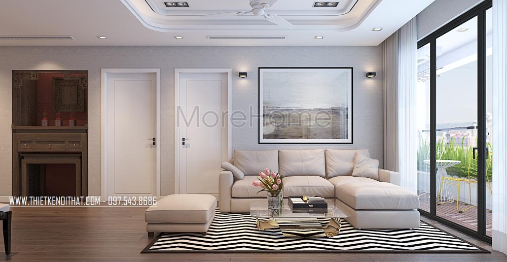 Thiết kế nội thất chung cư nhỏ, đẹp thiet-ke-phong-khach...