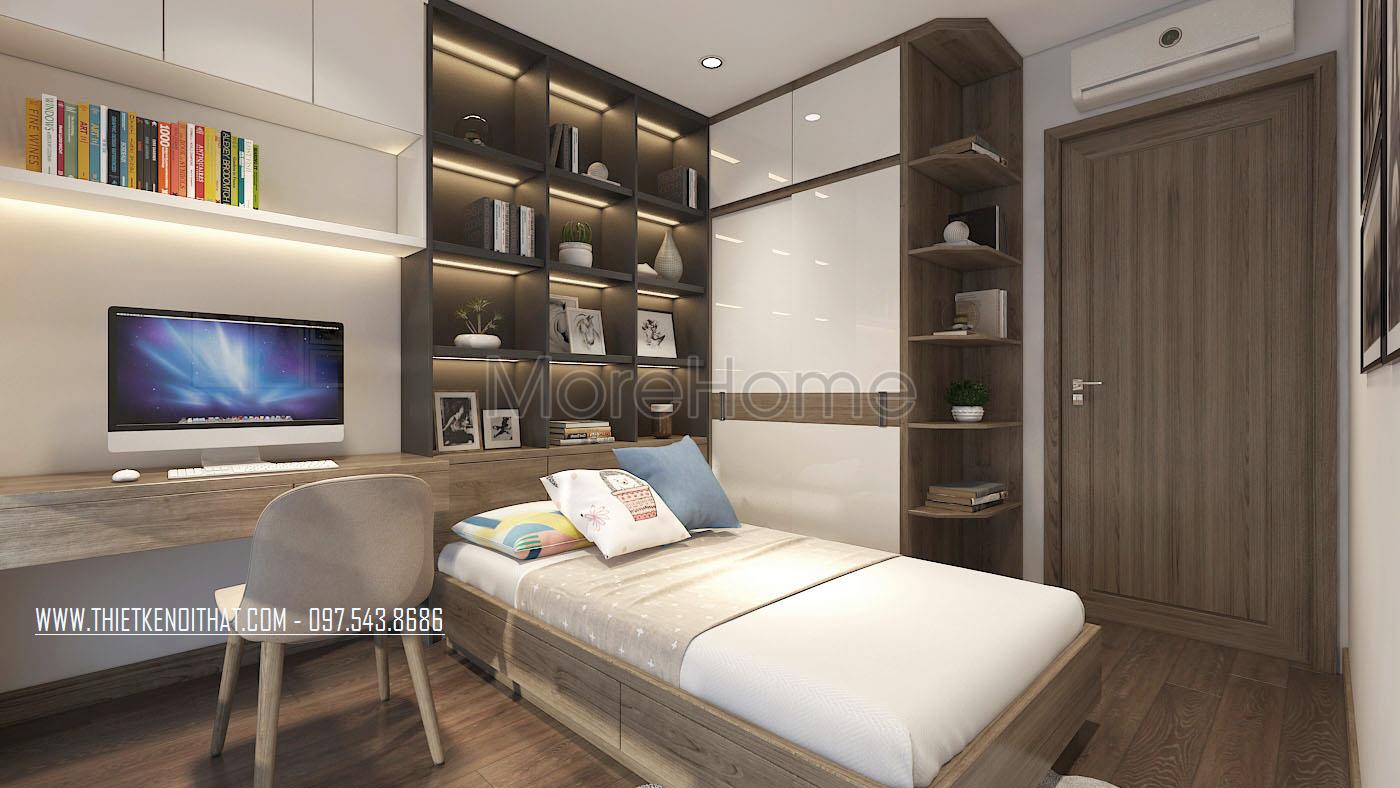 Thiết kế nội thất chung cư hiện đại với nội thất gỗ công nghiệp thiet-ke-chung-cu-80...