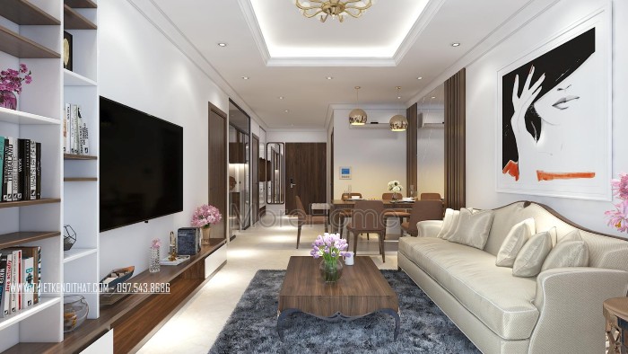 Thiết kế chung cư 70m2