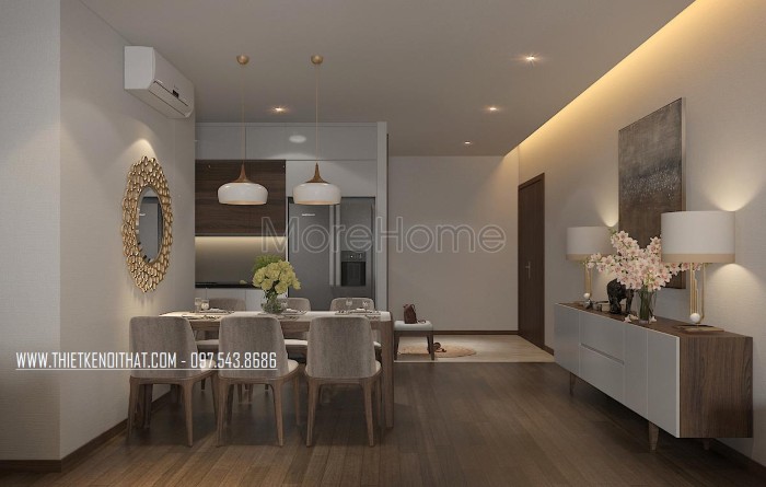Thiết kế chung cư phong cách tối giản