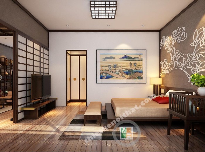 Thiết kế chung cư phong cách Nhật Bản