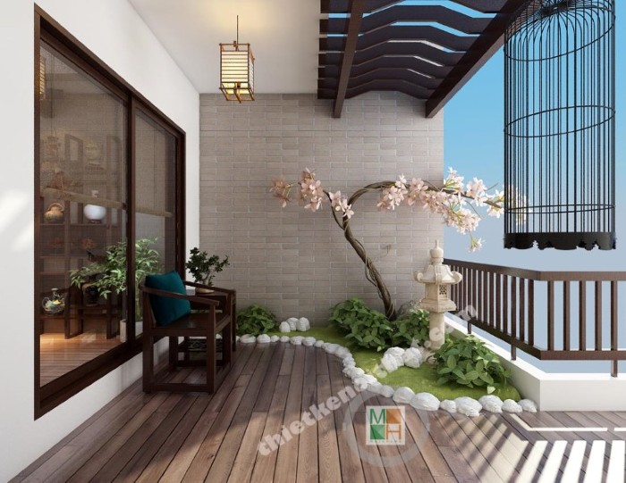 Thiết kế chung cư phong cách Nhật Bản